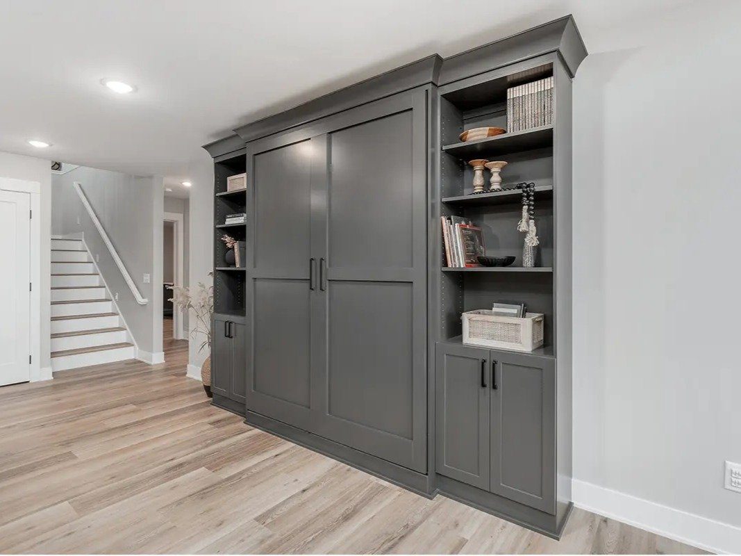 Custom living room built-in cabinetry by Verde Cabinet Studio (2)