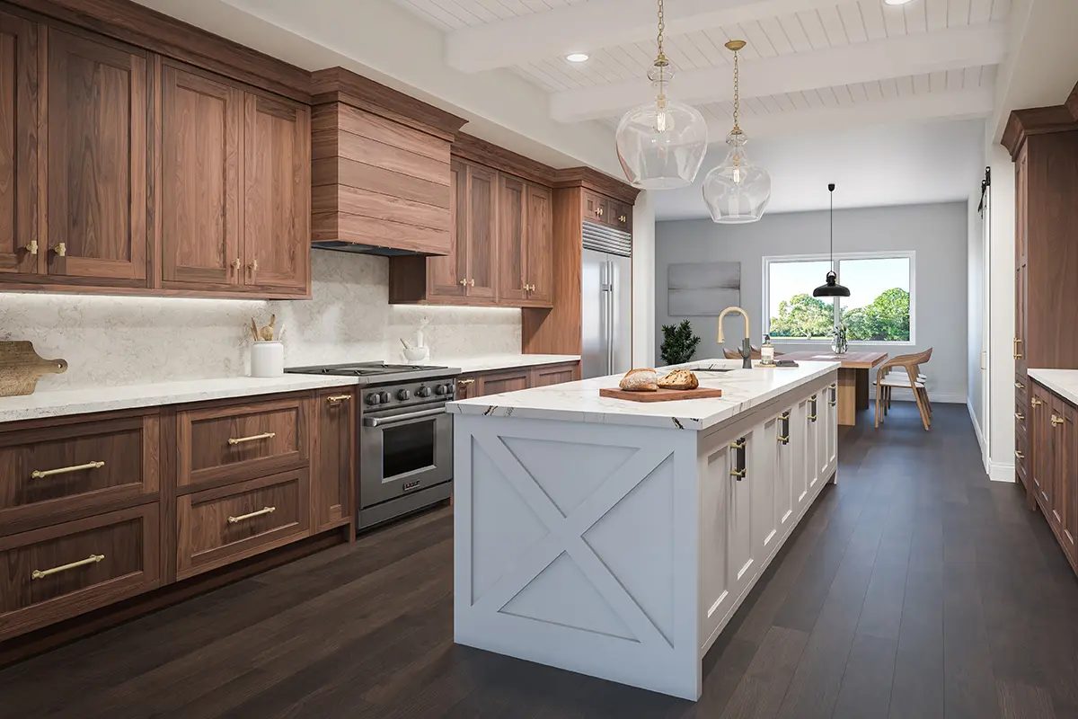 Face frame and inset cabinetry detail by Verde Cabinet Studio (6)